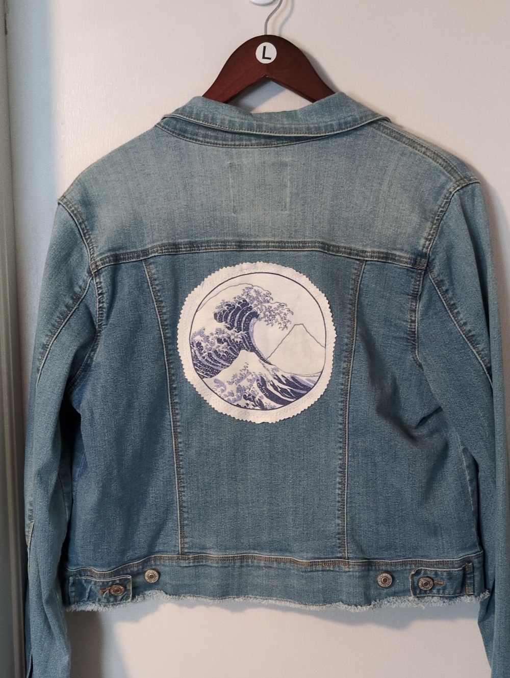 The Great Wave Jean Jacket